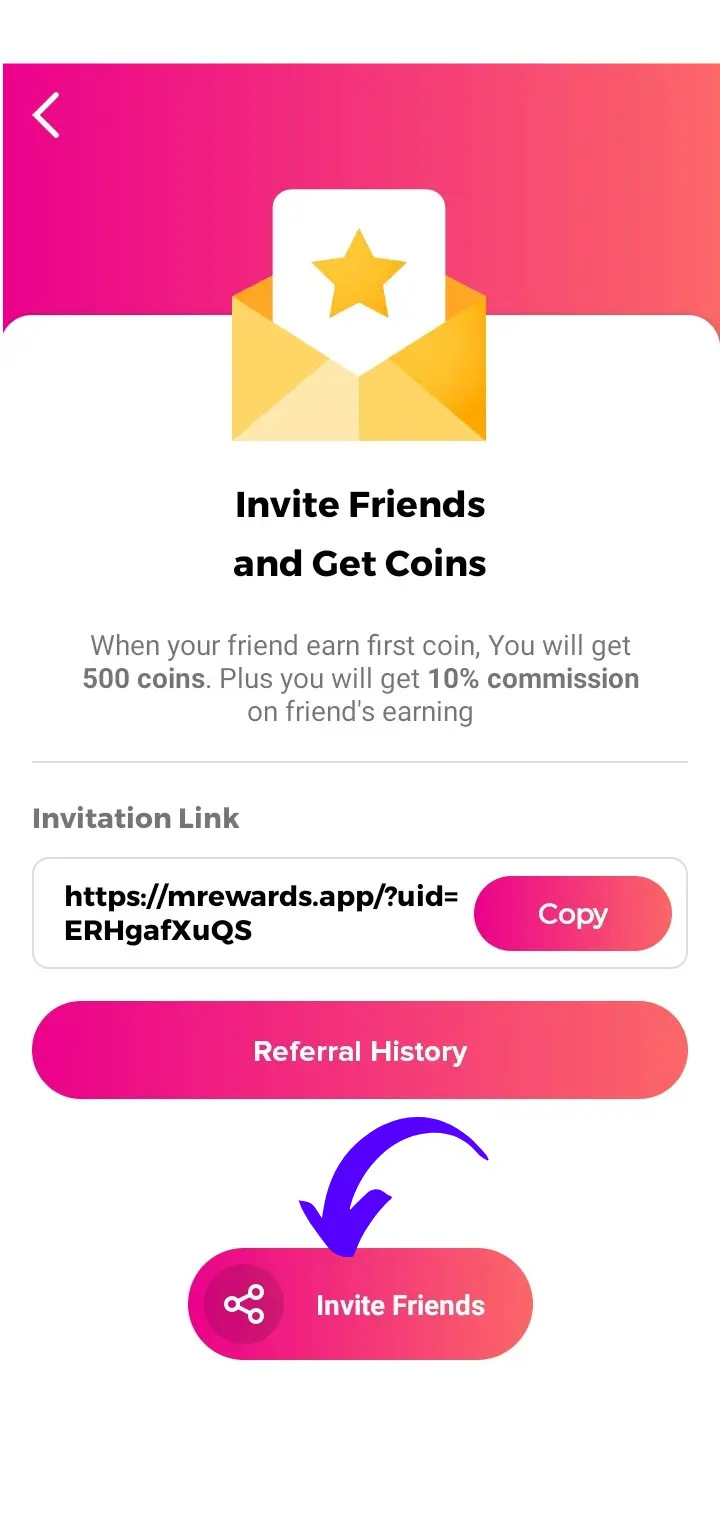 mRewards Refer & Earn 100/Day