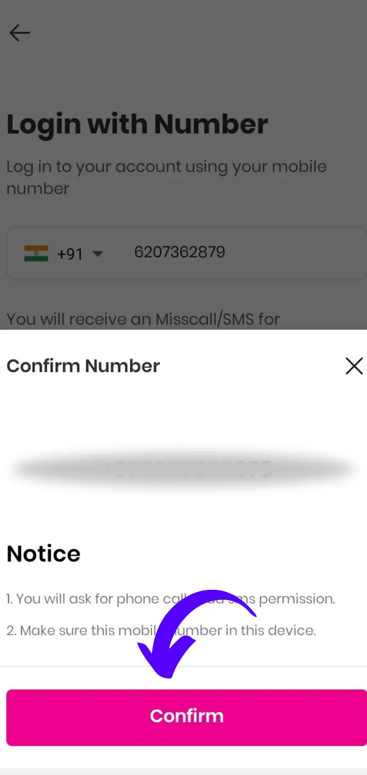 mRewards Signup Process