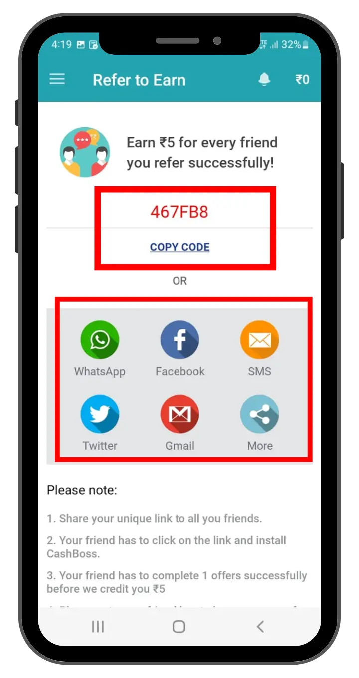 CashBoss Refer & Earn