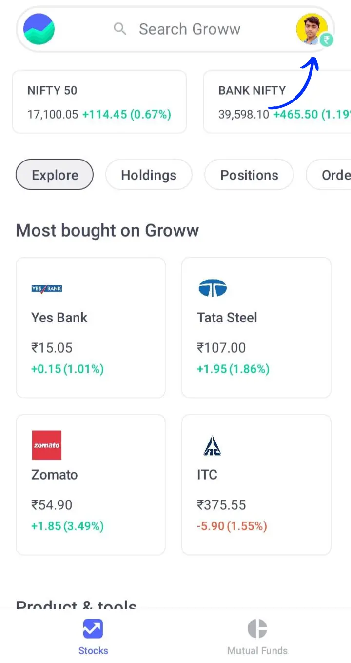 Groww App Refer and Earn
